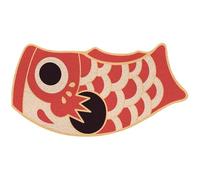 Lpitoy Paillasson Carpe De Style Japonais, Tapis De Antidérapant pour Couloir D'entrée, Salle De Bain, Paillasson De Bienvenue pour Entrée Bureau