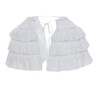 Lpitoy Pannier Jupon Jupe À Volants Pannier Femmes Noir Crinoline Pannier Victorien Agitation Cerceaux pour Robe De Bal Cosplay