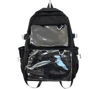 Lpitoy Sac à Dos Ita Bag de Style Japonais, Sac à Dos de Grande capacité, Sac à Dos avec Affichage à épingles, Sac à Dos d'école décontracté pour étudiant et Adolescent