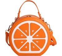 Lpitoy Sac à Main en Cuir PU pour Femmes, Joli Sac à bandoulière en Forme de Citron, Sac à Main en Forme de Fruit, Sac à Main pour Filles et Femmes