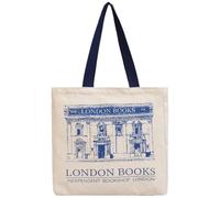 Lpitoy Sac en Toile Vintage de librairie de Londres, Sac fourre-Tout à bandoulière pour Femme, Sac de Shopping de Grande capacité, Sac Quotidien léger, Sac à Main