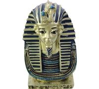 Lpitoy Sculpture De Pharaon Égyptien Antique, Statue De Roi Pharaon Égyptien, Buste De Toutankhamon en Résine, Ornement pour Décoration De Maison De Bureau
