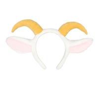 Lpitoy Serre-tête Oreilles De Mouton en Peluche, Style Kawaii, Accessoire De Déguisement Amusant pour Halloween Noël.