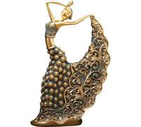 Lpitoy Statue De Paon Danseuse, Modèle De Danseuse, Figurine De Fille, Décor Nordique, Sculpture, Ornement Artistique, pour Maison, Le Bureau, Le Salon