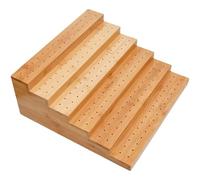 Lpitoy Support De Brochette en Bois, Support De Pic À Cocktail en Bois À 180 Trous, Présentoir De Buffet À 6 Niveaux, Support De Pic À Pic pour Buffet De Cocktail