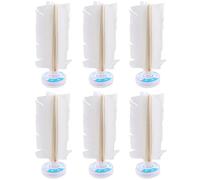 Lpitoy Volant en Plumes Chinoises, 6 Pièces, Volant De Coup De Pied, Football Traditionnel Chinois en Plumes Jianzi pour l'exercice des Pieds, Jeu De Sport