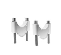 LPKGHBZNT Rehausse Guidon Moto pour XL750 pour Transalp pour XL 750 2023 2024 Moto Guidon Riser Ascenseur Guidon Riser Clip Extension Adaptateur Prolongateur Guidon Riser Pince(Silver)