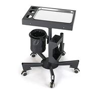 LPLEA Plateau de Tatouage sur Roues, Chariot de Plateau de Salon réglable en Hauteur, Grande Station de Travail de Tatouage Roulant, Tattoo Salon de beauté Spa Dentaire bac de Rangement(Noir)