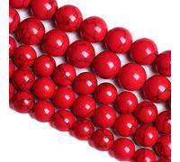 LPLPL Perles rondes en pierres précieuses naturelles, 10 mm, 36 pièces, perles d'espacement en grès bleu, for la fabrication de bijoux, bracelet, 1 brin(Turquoise,12MM)