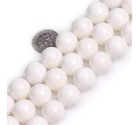 LPLPL Perles rondes en pierres précieuses naturelles, 35 pièces de 10 mm en jaspe bleu naturel, perles rondes en vrac for la fabrication de bijoux, bracelets et colliers.(Plum Banded Agate,6mm)