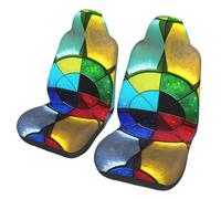 LPLSNWS Lot de 2 housses de siège de voiture imprimées Shine in All Directions pour berlines/camions/bus/ferry