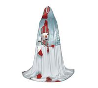 LPLSNWS Peignoir de cosplay pour adolescent Motif bonhomme de neige coquin - Parfait pour Halloween, les jeux de scène et le cosplay quotidien