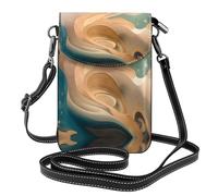 LPLSNWS Petit sac à bandoulière pour téléphone portable, sac à rabat en cuir Dunhuang Mystery imprimé