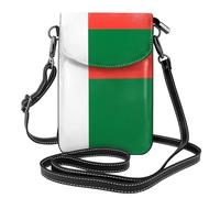 LPLSNWS Portefeuille pour femme avec bandoulière réglable Motif drapeau de Madagascar