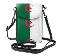 LPLSNWS Portefeuille pour femme avec drapeau de l'Algérie avec bandoulière réglable
