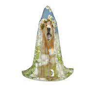 LPLSNWS Puppy In The Flowerbed Graphic M Robe de cosplay pour adolescent - Parfait pour Halloween, les jeux de scène et le cosplay quotidien