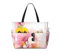 LPLSNWS Sac de voyage en toile à motifs fragments de couleur - Sac de rangement durable pour les vacances, le camping, le shopping et les déménagements.