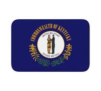 LPLSNWS Tapis de sol absorbant antidérapant 40 x 60 cm - Motif drapeau de l'État du Kentucky - Pour salle de bain/buanderie