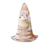 LPLSNWS White Orchid In The Pond Graphic L Robe de cosplay pour adolescent - Parfait pour Halloween, les jeux de scène et le cosplay quotidien