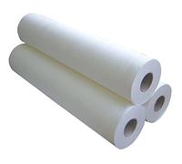 LPM - Drap D'examen Lisse Pure Ouate Blanche - Largeur 50 cm - 3 Rouleaux