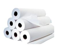 LPM - Drap d'examen Lisse Pure Ouate Blanche - Largeur 50 cm - Carton de 6 Rouleaux