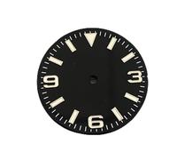 LPMPCZKZGF 28.5mm Montre Montre + Montres Mains Green Luminous Modified Watch Accessoires Visages Visages for NH35 / NH36 / 4R / 7S Mouvement cadran(A6)
