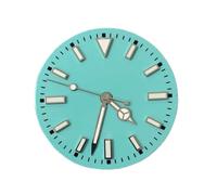 LPMPCZKZGF 29mm Montre coloré Cadran + Reveer Mains Set Green Lumineux Montre Accessoires Montres Visages for NH35 / NH36 / 8215 / Compatible avec Mingzhu 2813 Mouvement cadran(Light Blue 8215 2813)