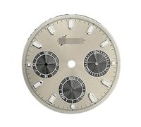 LPMPCZKZGF 29mm montre montrage for Vk63 Mouvement Green Lumineux Cadres Regarder des pièces de réparation Blanc Black Montre Visages Accessoires de remplacement cadran(Gr)