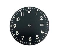 LPMPCZKZGF 33.5mm Montre Montre Green Luminous Montre Accessoires de remplacement Accessoires Montres Visages for NH35 / NH36 / 7S / 4R Mouvement cadran(Black white)