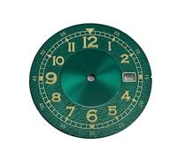 LPMPCZKZGF 33.5mm Montre Montre Green Luminous Montre Accessoires de remplacement Accessoires Montres Visages for NH35 / NH36 / 7S / 4R Mouvement cadran(Verde)