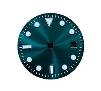 LPMPCZKZGF Accessoire Watch Cadran vert lumineux 28.5mm Convient for l'assemblage 8215.2813 Mouvement automatique cadran(Verde)
