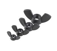 LPMPCZKZGF Écrou for oreilles en nylon M3 M4 M5 M6 M8 M10 M12 plastique papillon borgne Boulons et écrous(B,M5 (20pcs))