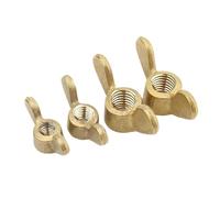 LPMPCZKZGF Écrou for oreilles métrique en laiton M3M4M5M6M8M10M12M14 écrou papillon grande oreille griffes serré la main de forme spéciale Boulons et écrous(M14-1pcs)