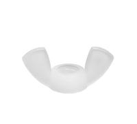 LPMPCZKZGF Écrou papillon en nylon, lot de 1, 2, 5 ou 10 pièces, M3, M4, M5, M6, M8, M10, écrou réglage for oreilles plastique noir et blanc Boulons et écrous(Wit,M6 5pcs)
