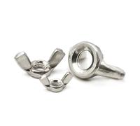 LPMPCZKZGF Écrou papillon for oreilles en acier inoxydable 304 de forme spéciale, écrou, corne M3M4M5M6M8M10M12 Boulons et écrous(M12(2PCS))