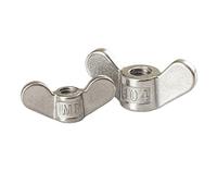 LPMPCZKZGF Écrou papillon for oreilles en acier inoxydable 304, forme spéciale, M3, M4, M5, M6, M8, M10, M12, M14, M16, M18, M20, M24 / 316 Boulons et écrous(Big ear Type,M6 (3Pcs))
