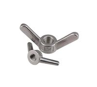 LPMPCZKZGF Écrou papillon M6 M8 M10 M12 M14 M16 M18 M20 M24 écrou 304 acier inoxydable serré for la main griffes Boulons et écrous(M24(1pcs))