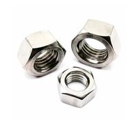 LPMPCZKZGF Écrous hexagonaux en acier inoxydable DIN934 304 10/200 M1 M1.2 M1.4 M1.6 M2 M2.5 M3 M3.5 M4 M5 M6 M8 M10 M12 M14 M16 Boulons et écrous(100pcs M4)
