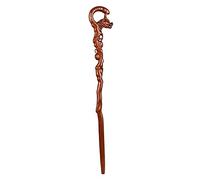 LPNCBUDC Béquille en Bois de Poire Robinet en Bois poignée de tête gravable bâton de Marche Haut de Gamme Cadeau approprié pour Les Personnes âgées, béquille 94 cm-11.19