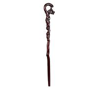 LPNCBUDC Béquille en Bois de Poire Robinet en Bois poignée de tête gravable bâton de Marche Haut de Gamme Cadeau approprié pour Les Personnes âgées, béquille 94 cm-11.19