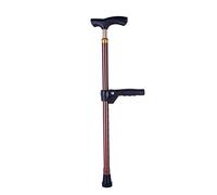 LPNCBUDC Béquille télescopique en Aluminium avec accoudoir auxiliaire, Canne de Marche réglable en Hauteur pour Personnes âgées, béquille d'escalade-11.19