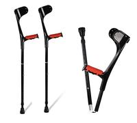 LPNCBUDC Béquilles Adultes Pliantes d'avant-Bras (Paire), béquille de Brassard médicale Pliable avec Hauteur réglable, Marcheur de coude en Alliage d'aluminium léger et Portable,