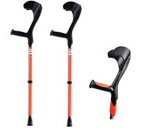 LPNCBUDC Béquilles d'avant-Bras - Poignée Ergonomique, béquille légère pour Brassard - réglables en Hauteur - pour Adultes Standards et de Grande Taille, Aluminium léger, B