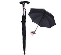 LPNCBUDC BJH Canne de Marche avec béquille réglable légère Parapluie Intelligent pour Personnes âgées Canne de Marche en Aluminium Aide à la Marche Unisexe pour Personnes âgées comme Cadeau