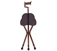 LPNCBUDC Chaise à béquille rétractable et légère, Planche d'assise de Massage, Principe de Support Triangulaire pour Personnes âgées, Tabouret de Repos de Voyage en Plein air, Librement réglable,A