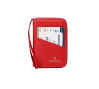 LPNGTNG Sac de passeport rétro pour homme et femme RFID Fashion Passport Cover Multifonctionnel en cuir PU Clip Passeport Accessoires de voyage, Hz726-rouge, Taille unique