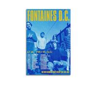LPOHJD Fontaines D.C. Album Dogrel Impression sur toile Affiches d'œuvres d'art pour chambre Esthétique Sans cadre 30 x 45 cm