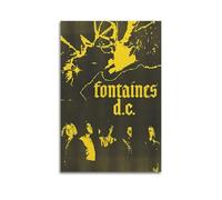 LPOHJD Fontaines D.C. Album Dogrel Impression sur toile Affiches d'œuvres d'art pour chambre Esthétique Sans cadre 50 x 75 cm