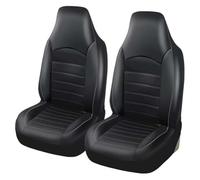 LPOJUHBSWAR Housses SièGe Voiture Housses pour Nissan Navara D22 Navara D40 S Navara Np300 Navara Np300 S, Universelles en Cuir PU pour SièGe Avant De Voiture, Housse De SièGe Baquet à Dossier Haut