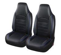 LPOJUHBSWAR Housses SièGe Voiture Housses pour Smart 451 453 Fortwo Forfour, Universelles en Cuir PU pour SièGe Avant De Voiture, Housse De SièGe Baquet à Dossier Haut,B/Blue